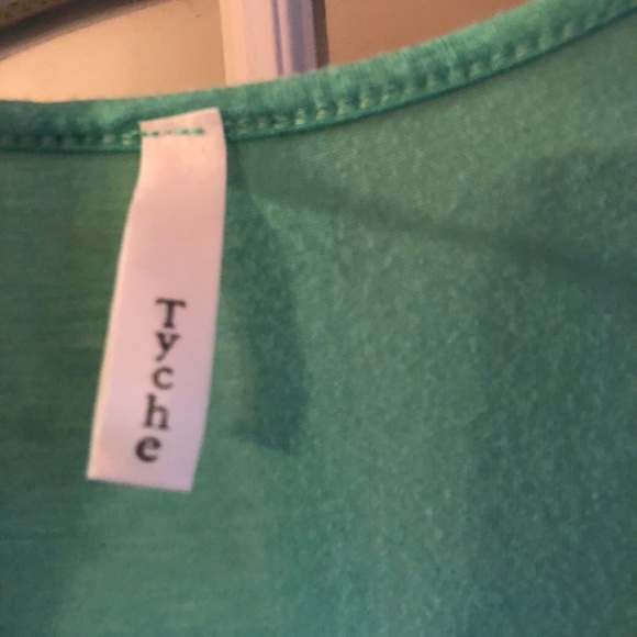 Mint Green/Multi-color Chevron Maxi Dress - Picture 3 of 4